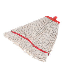 Changeur de fil de coton économique Vadrouille Kentucky à bande codée par couleur, raccord interchangeable, tampon à récurer à usage quotidien avec vadrouille en option - Product Image 1