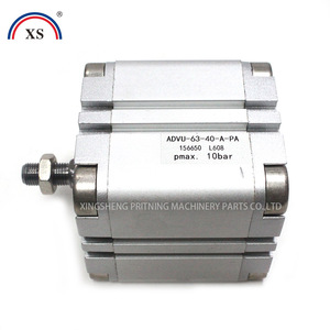 Cylindre pneumatique Xingsheng ADVU-63-40-A-PA 63x40mm, corps en aluminium, pour pièces de presse d'impression - Product Image 1