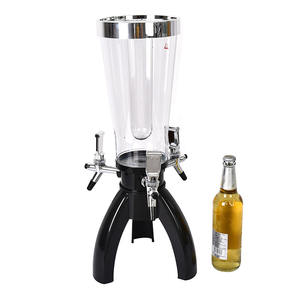 Fabricante Mayorista de Fábrica Éxito de Ventas Torre de Cerveza Led de Plástico con Dispensador de <span class=keywords><strong>1</strong></span>.<span class=keywords><strong>5L</strong></span>, 2L, 3L y Logo Personalizado - Product Image 1