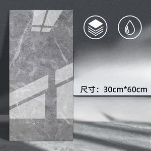 Pegatina de mármol autoadhesiva moderna de aluminio y plástico, resistente al agua, a prueba de humedad, para baño, cocina, sala de estar, pared decorativa - Product Image 3