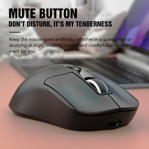 Dual-Modus Kabellose Maus 5.1 2.4G Wiederaufladbare Leise Optische <span class=keywords><strong>Computermaus</strong></span> mit Typ-C-Ladung für Laptop und Desktop - Product Image 5