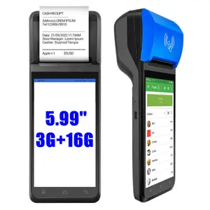 FYJ-F1 Terminal Pos genggam Android 5.99 inci, 3 + 16G pesanan menerima mesin Pos Punto de Venta sentuh sistem Pos seluler