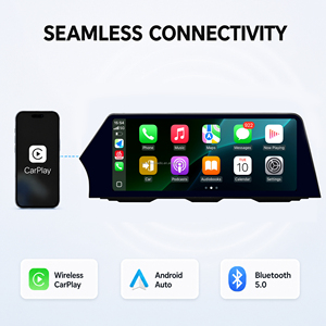 Écran <span class=keywords><strong>Blu</strong></span>-<span class=keywords><strong>ray</strong></span> 12,3 pouces pour BMW Série 5 F10 2011 - 2017 Système Linux CIC NBT CarPlay sans fil Android Auto Lecteur stéréo de voiture - Product Image 4
