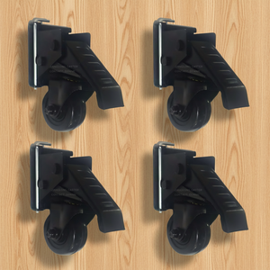 Nouveauté Roulettes Pivotantes Robustes à Rotation à 360 Degrés Roues en Nylon et Acier pour Meubles Levage Déplacement Travailleur du Bois - Product Image 1