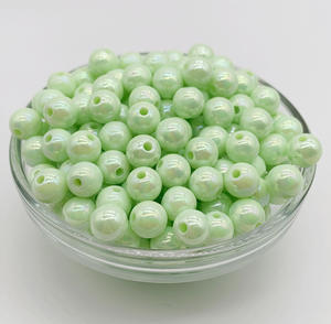 Acrílico transparente esmerilado cuenta corazón y estrella de cinco puntas DIY joyería pulsera y collar Lucite cuentas sueltas cuentas de plástico - Product Image 3