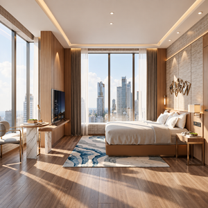 Fournisseur de mobilier hôtelier pour la rénovation |   Meubles personnalisés pour chambre à coucher, hall d'entrée et restaurant avec conception et livraison - Product Image 5