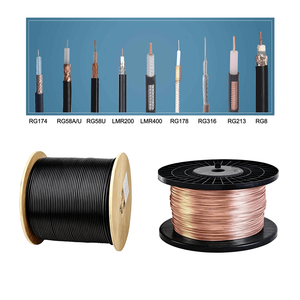 Câble RF Coaxial en Gros d'Usine RG58 RG213 RG174 RG400 RG8 LMR240 LMR400 1/2'' 7/8'' Câble d'Alimentation pour Communication - Product Image 1