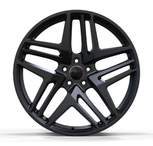 Jante en alliage <span class=keywords><strong>sport</strong></span> à cinq branches de 18 pouces, noire usinée, compatible avec Nissan Skyline, Toyota Mark X, Honda Inspire - Product Image 4