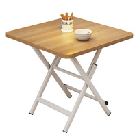 Table de repas pliable portable moderne en alliage d'aluminium rectangulaire de petite taille pour le camping et l'ameublement extérieur