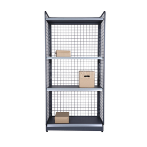 ตะแกรงสายไฟโออีเอ็ม/โอดีสำหรับซูเปอร์มาร์เก็ต30X60 450D 1310ชม. 1200วัตต์ชั้นวางด้านเดียวพร้อมแผงด้านหลังและแผงลวดด้านข้าง - Product Image 2