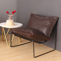 Accessoires de décoration pour maison de poupée, meubles de maison de poupée DIY, échelle 1/6, mini canapé en cuir PU et alliage pour maison de poupée