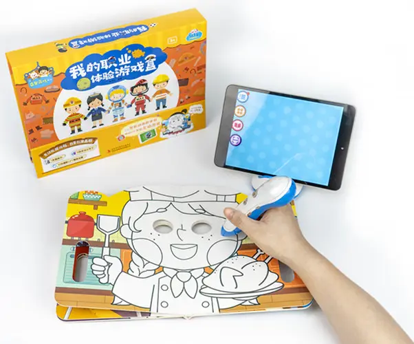 Growing up kids smart early educational games portable learning toys funny profession card