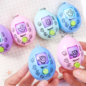 Porte-clés de jeu à Capsule pour enfants, nouveau Mini-doigt, changement de visage, OEM, vente directe d'usine, - Product Image 3