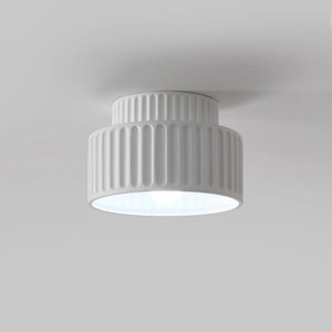 Nordic Designer Vintage Wabi-sabi Style Cream-Colored Resin <b>Ceiling</b> <b>Light</b> for <b>Hallway</b> Cloakroom Balcony Lighting Fixture - Product Image 6