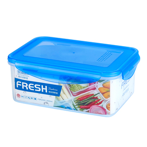 2000ml food container kitchen food storage box clear container plastic rectangular food container