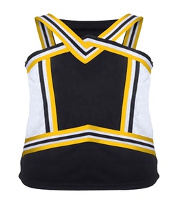 Vestido deportivo de animadoras para niñas, ropa deportiva para porristas, 100% poliéster, 10 Uds. - Product Image 1