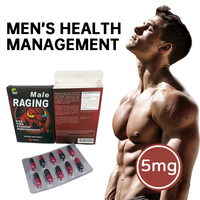 Comprimés Énergisants Végans Maca & L-Arginine en Gros pour Hommes Adultes - Non Destiné aux Femmes Enceintes 10 Capsules/Boîte