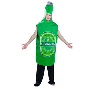 Gran oferta, disfraz de Cosplay de <span class=keywords><strong>Halloween</strong></span> para adultos, disfraz de botella de cerveza, divertido disfraz de Mascota para fiesta de Carnaval - Product Image 2