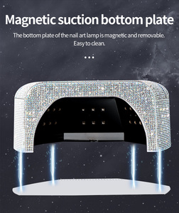 Lámpara de uñas LED UV profesional de 180W y secador de uñas con sensor automático, diseño de diamante de lujo para curado de esmalte de Gel de Salón/hogar - Product Image 3