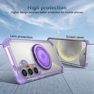 <span class=keywords><strong>2025</strong></span> Xoay Gấp Từ Đứng Điện Thoại Trong Suốt Trường Hợp Chống Sốc Bìa Đối Với Samsung S25 S23 Cộng Với Fe Lưu Ý 20 Điện Thoại Di Động - Product Image 4