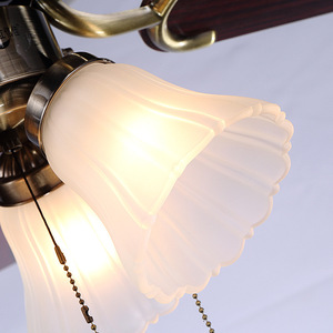 Ventilateur de plafond moderne pour salon avec télécommande, 5 vitesses, moteur DC, LED, profil bas, pour chambre à coucher et bureau - Product Image 5