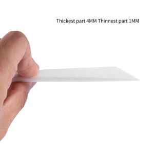 7mo Precio al por mayor Tint Triangle White Card Squeegee Car Wrap Tools Raspador de vidrio tintado Herramienta de envoltura de vinilo - Product Image 4