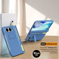 Coque de téléphone à protection intégrale 360° avec charnière pour iPhone DUO 18 Fold 18Ultra, emplacement pour stylet original, film en verre trempé, coque pliable