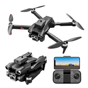 2.4G télécommande rc pliable 4 axes quadrirotor drone bricolage avec double caméra