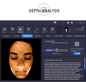 미용 및 개인 관리를위한 데스크탑 가정용 피부 분석기 감지기 - Product Image 6