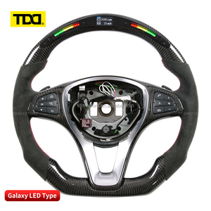 Volante de fibra de carbono con LED TDD para Benz W213 W204 S500 S320 S300 E200 E300 E320 E350 E43 E63 E53 E500 Amg - Product Image 2