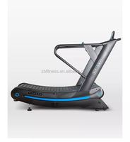 Caminadora Curva Manual de Uso Comercial, Resistente, Sin Motor, Autoalimentada, Equipo de Fitness y Cardio para Gimnasios y Clubes
