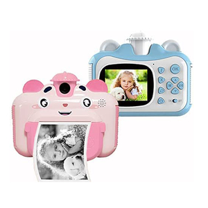 Mini fotocamera Hd 1080p con giochi foto divertenti per bambini pellicola per fotocamera a colori istantanei giocattoli per Selfie fotocamera digitale per bambini - Product Image 1