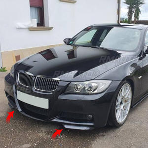 Kit carrosserie tuning noir brillant pour pare-chocs avant, lèvre de spoiler et diffuseur pour BMW Série 3 E90 E91 M-Tech 320i 330i 2005-2008 - Product Image 5