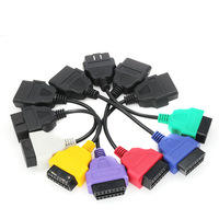 Cable adaptador de escaneo OBD macho-hembra para Fiat, paquete de cables de 4 y 6 colores, lector de códigos OBD