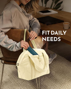 Borse Termiche per il Pranzo da Donna, Borsa Pranzo Imbottita con Tracolla, Impermeabile e Riutilizzabile, Mantiene il Cibo Fresco per Lavoro, Viaggi e Picnic - Product Image 3