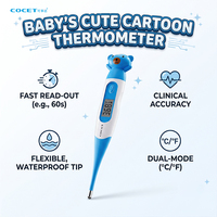 High Quality OEM Body Temperature Measuring Instrument Baby Oral Cartoon Shaped Thermometer Clinical Digital Thermometer