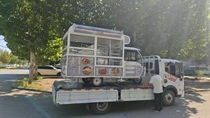 Food Truck au Design Unique Entièrement Équipé, Cuisine Mobile, Chariot de Restauration de Rue, Camion à Glaces, Camions Alimentaires Électriques, Utilisation en <span class=keywords><strong>Caravane</strong></span> - Product Image 5