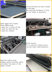 Para Audley TX800 <span class=keywords><strong>Flexi</strong></span> PP Software botella de vidrio Metal TPU impresora con 3 cabezales UV9060/UV6090 para impresión de <span class=keywords><strong>tubo</strong></span> de huevo flexible - Product Image 6