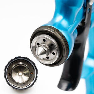 ปืนพ่นสีแบบปรับได้หัวฉีดแบบปรับได้พร้อมรูปแบบที่เป็นเอกลักษณ์สำหรับงานจิตรกรรมแต่ละงานรองรับฟีดแรงโน้มถ่วง - Product Image 4