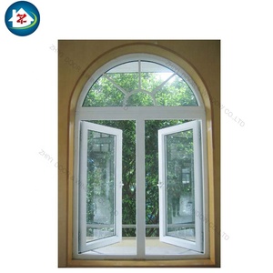หน้าต่างบานเปิดแบบครึ่งวงกลม ดีไซน์คุณภาพสูง วัสดุ UPVC  หน้าต่างอื่นๆ  กระจกสองชั้น  หน้าต่างบานเปิด PVC - Product Image 3
