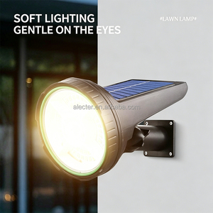 <b>Outdoor</b> Solar RGB Lawn Lamp Multi Color Dimmable <b>Tree</b> Uplight Waterproof Spike <b>Light</b> for Home Garden Courtyard Villa Landscape - Product Image 4