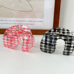 Pinces à cheveux en plastique acrylique transparentes pour femmes, petites pinces à cheveux pour cheveux épais - Product Image 4