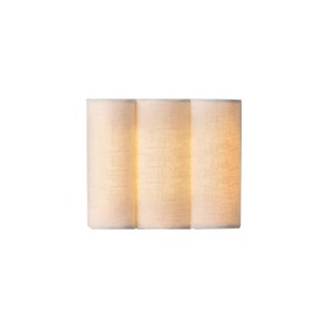 Lampe murale Weimai, diamètre 24 cm, design ondulé en tissu, source lumineuse LED, base d'ampoule E27, commande par interrupteur, pour chambre à coucher ou salon de thé - Product Image 5