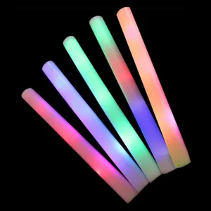 customized brand logo led foam stick for concert events bar led flashing wands glow sticks