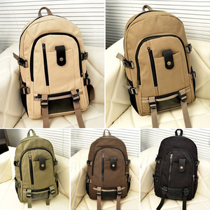 Mochila 2023 para hombre, mochila de lona deportiva de viaje impermeable de negocios informal a la moda - Product Image 5