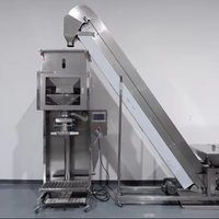 Machine de remplissage semi-automatique multifonctionnelle de granulés et de poudres de 25 kg pour sacs et flacons, haute précision, pour applications chimiques et alimentaires