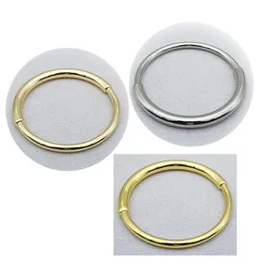 Thicker Zinc Metal Ring Buckle Handbag Accessories circular Outer diameter 62mm Ring Used For Bags and shoes
