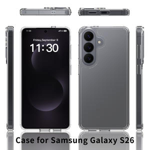 Funda Antigolpes para <span class=keywords><strong>Celular</strong></span> <span class=keywords><strong>Samsung</strong></span> Galaxy S26, Carcasa Transparente de Cristal - Product Image 2