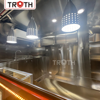 Mini camion de restauration Truth avec équipement de cuisine complet, chariot mobile personnalisé pour café et en-cas, idéal pour les marchés, événements et vente de rue