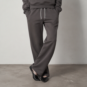 Women's 100% Cotton Hoodie Sweatpants Set Breathable Heavyweight <b>Knitted</b> Tracksuit Casual Streetwear Winter - Product Image 3